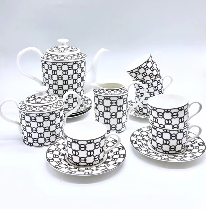 Hermes 2020 Ceramic Coffee Cup Set - 에르메스 2020 세라믹 커피잔 세트, SHYP0003,화이트