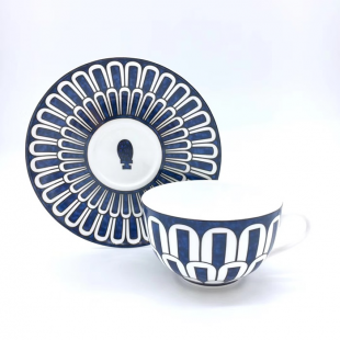 Hermes 2020 Ceramic Coffee Cup Set - 에르메스 2020 세라믹 커피잔 세트, SHYP0010,화이트블루