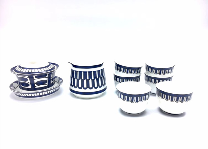 Hermes 2020 Ceramic Tea Cup Set - 에르메스 2020 세라믹 찻잔 세트, SHYP0008,화이트