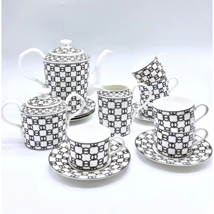 Hermes 2020 Ceramic Coffee Cup Set - 에르메스 2020 세라믹 커피잔 세트, SHYP0003,화이트