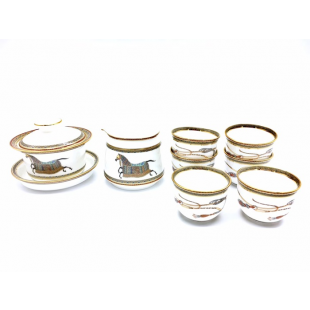 Hermes 2020 Ceramic Tea Cup Set - 에르메스 2020 세라믹 찻잔 세트, SHYP0009,화이트